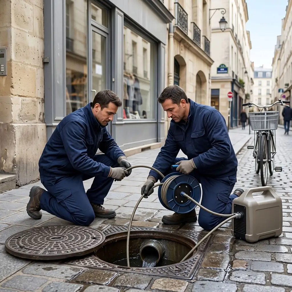 Canalisation bouchée Paris 3 (75003)