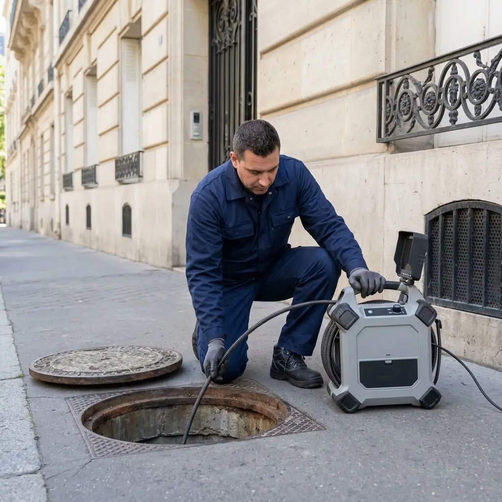 Canalisation bouchée Paris 8 (75008)