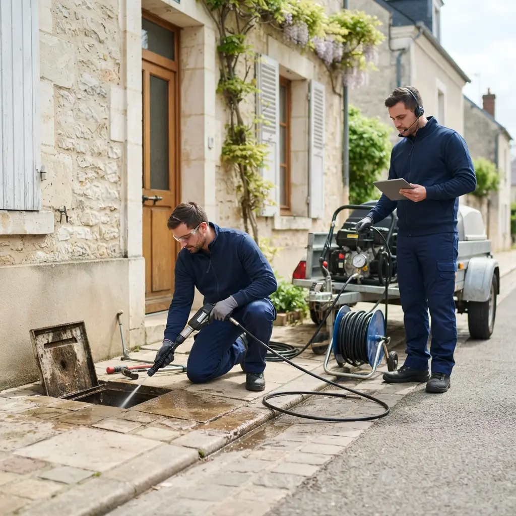 Notre approche technique pour canalisation bouchée