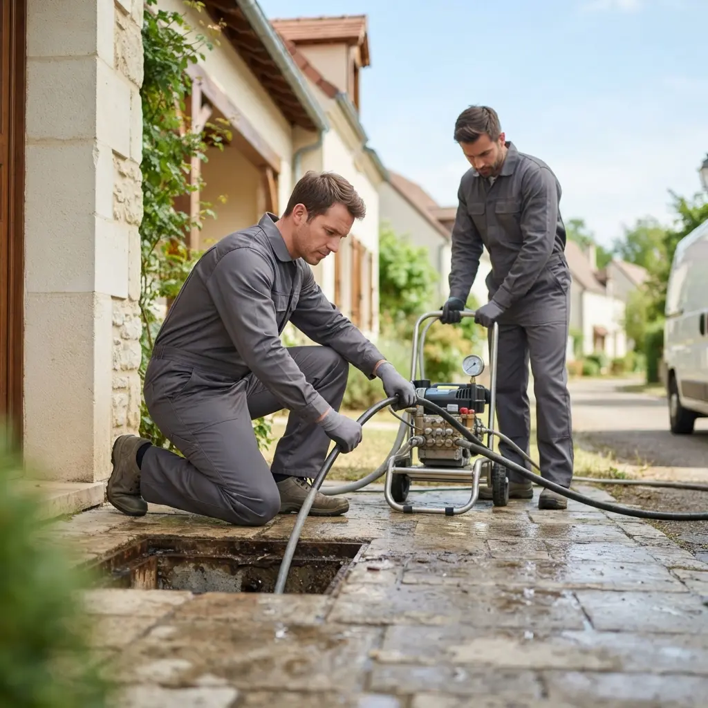 Canalisation bouchée Nemours (77140)