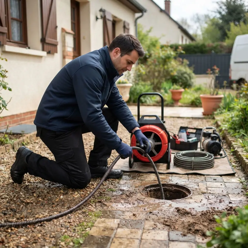 Notre méthode pour déboucher une canalisation à Clayes‑sous‑Bois