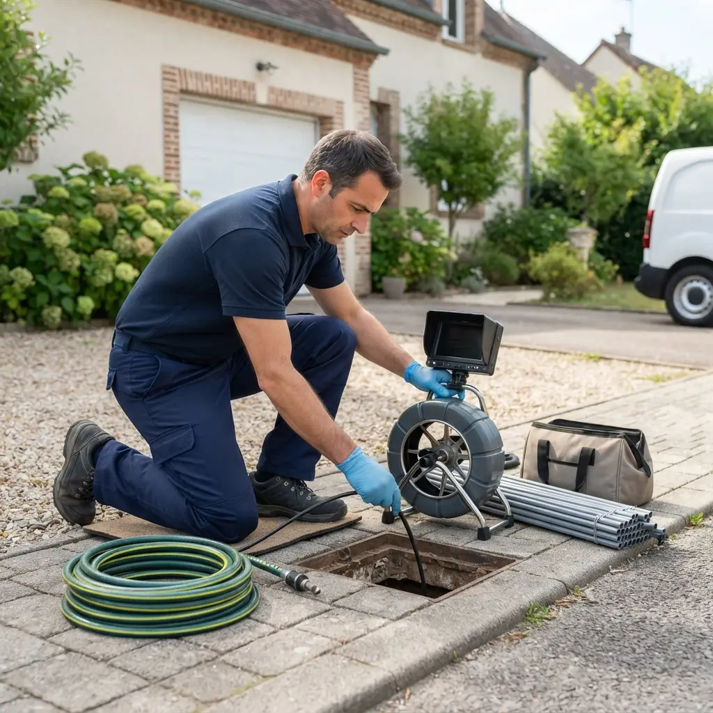 Canalisation bouchée Voisins-le-Bretonneux (78960)