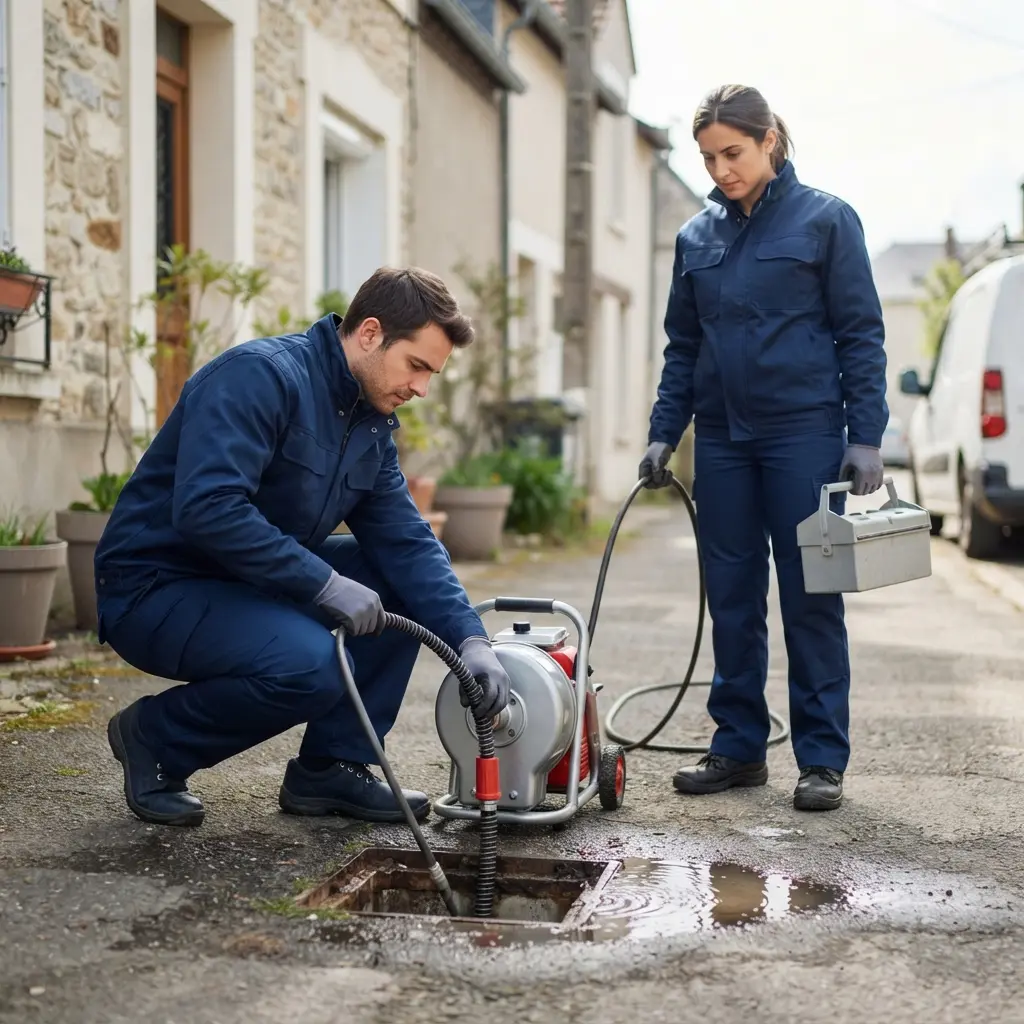 Notre méthode d'intervention à Pontoise pour canalisation bouchée