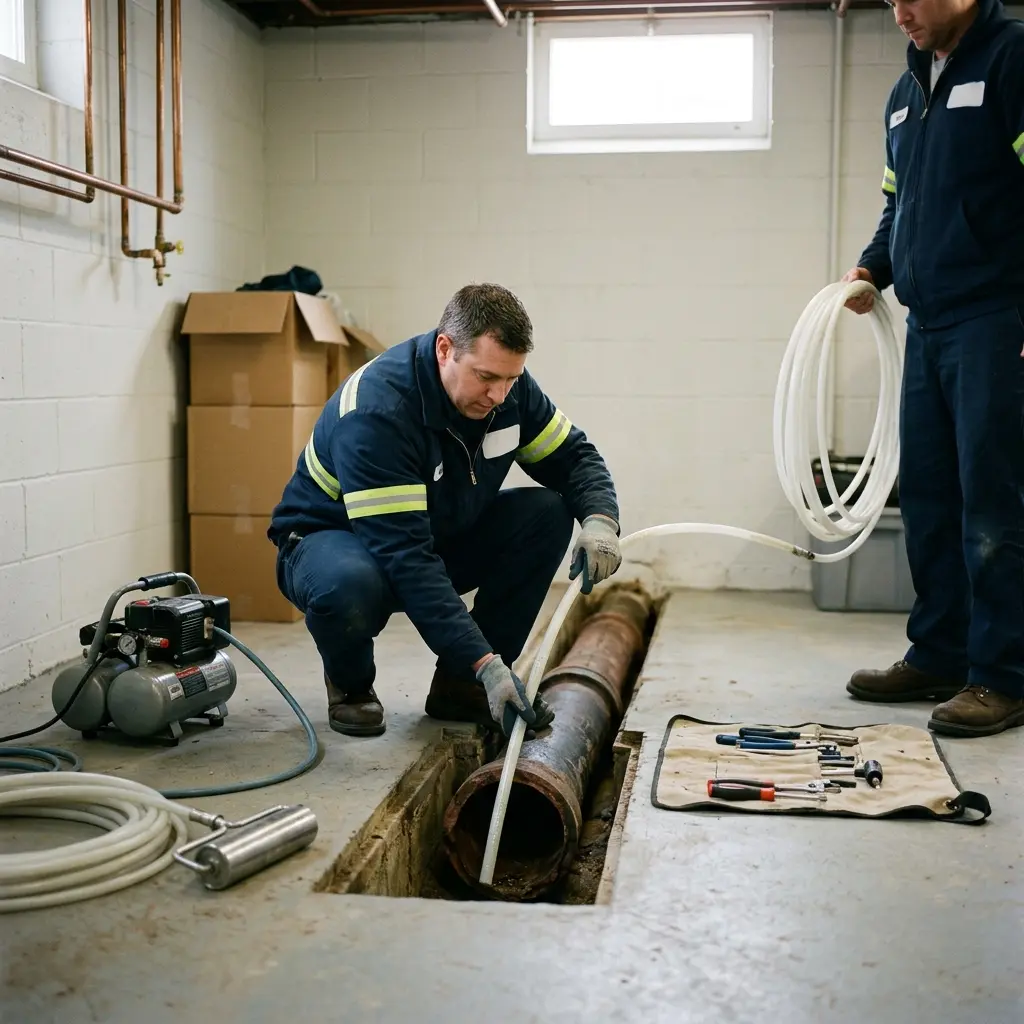 Pourquoi nous choisir pour le chimisage de canalisation à Pecq ? Parce que notre équipe maîtrise les spécificités des infrastructures pressenties chez les bâtiments anciens.