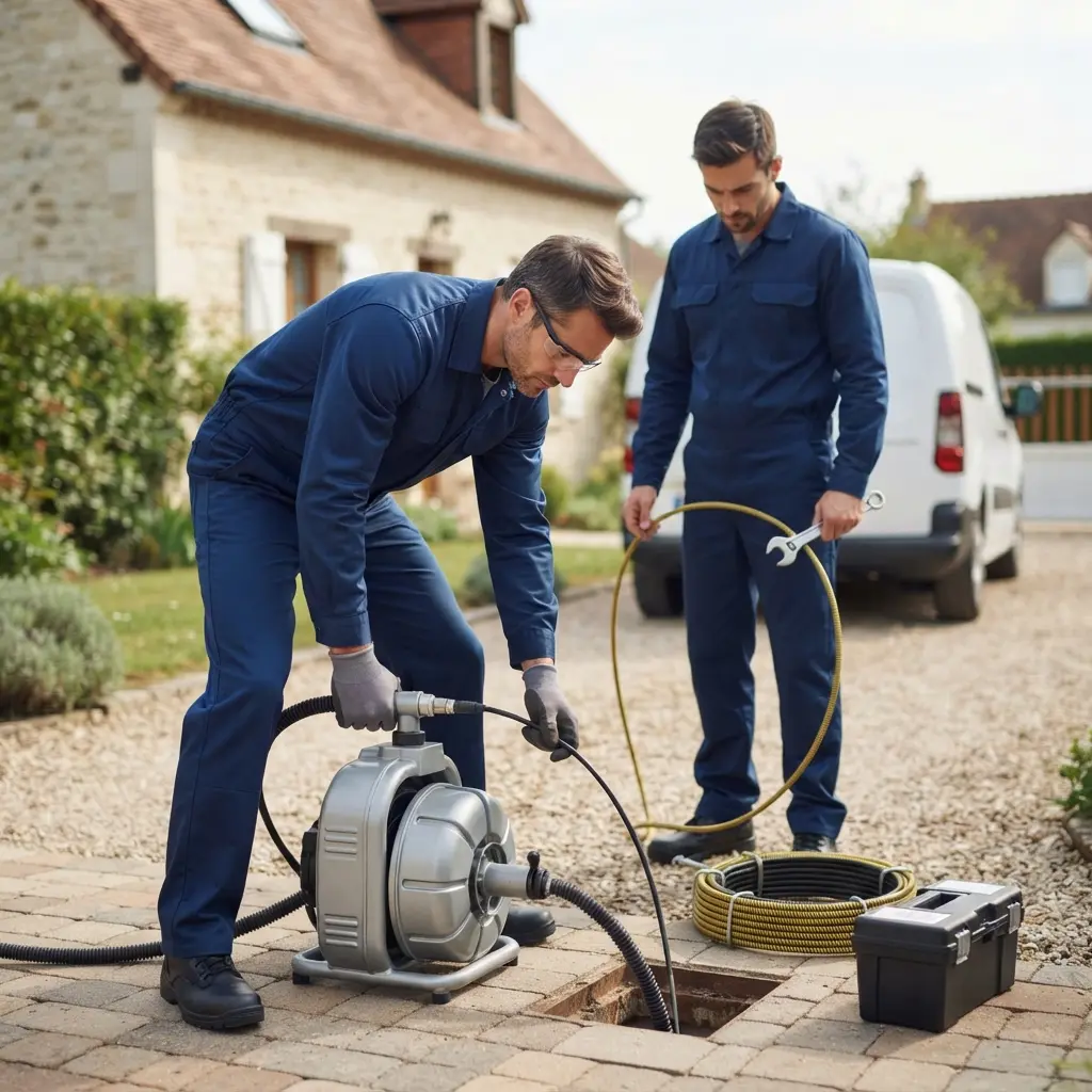 Étapes du curage à Coulommiers