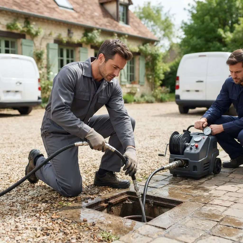 Notre approche technique pour un curage de canalisation