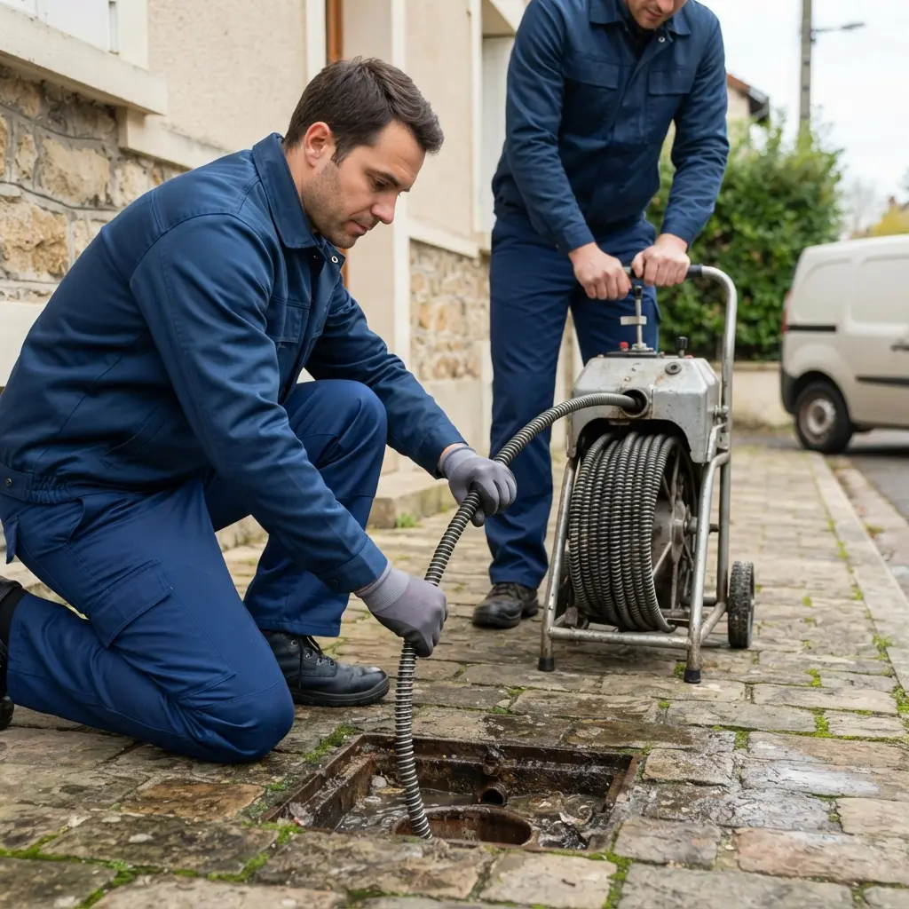 Comment se déroule une intervention de curage de canalisation à Chatou ?