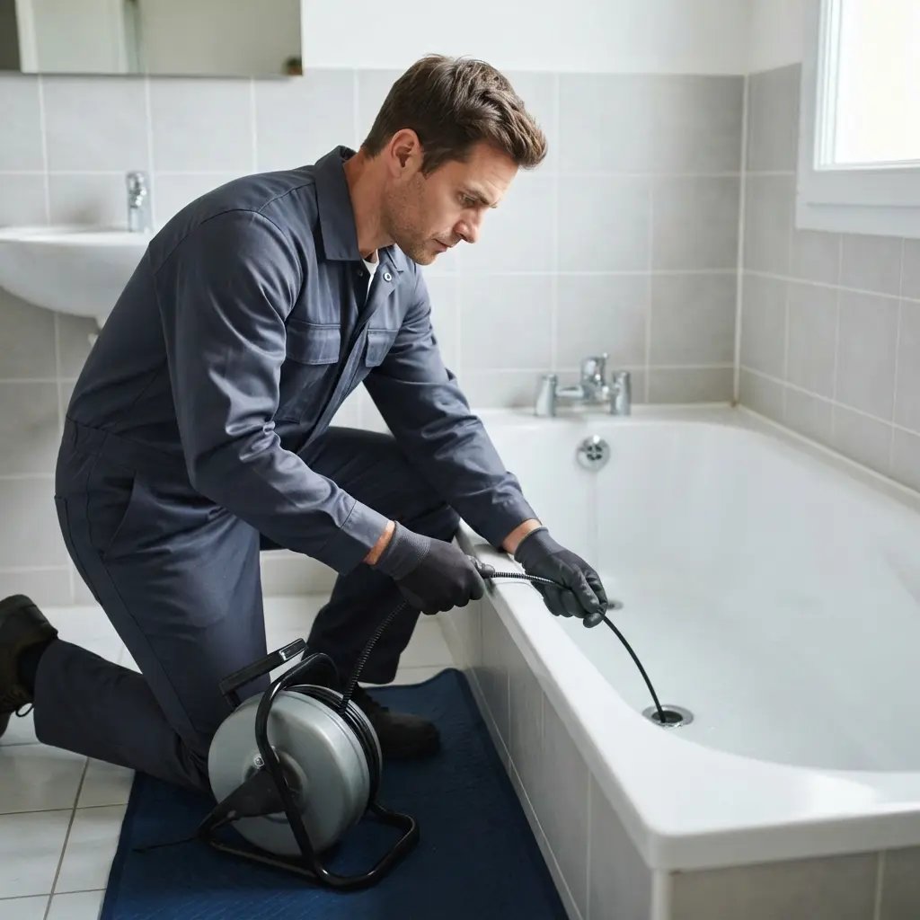 Notre méthode détaillée pour déboucher votre baignoire à Melun sans risque.