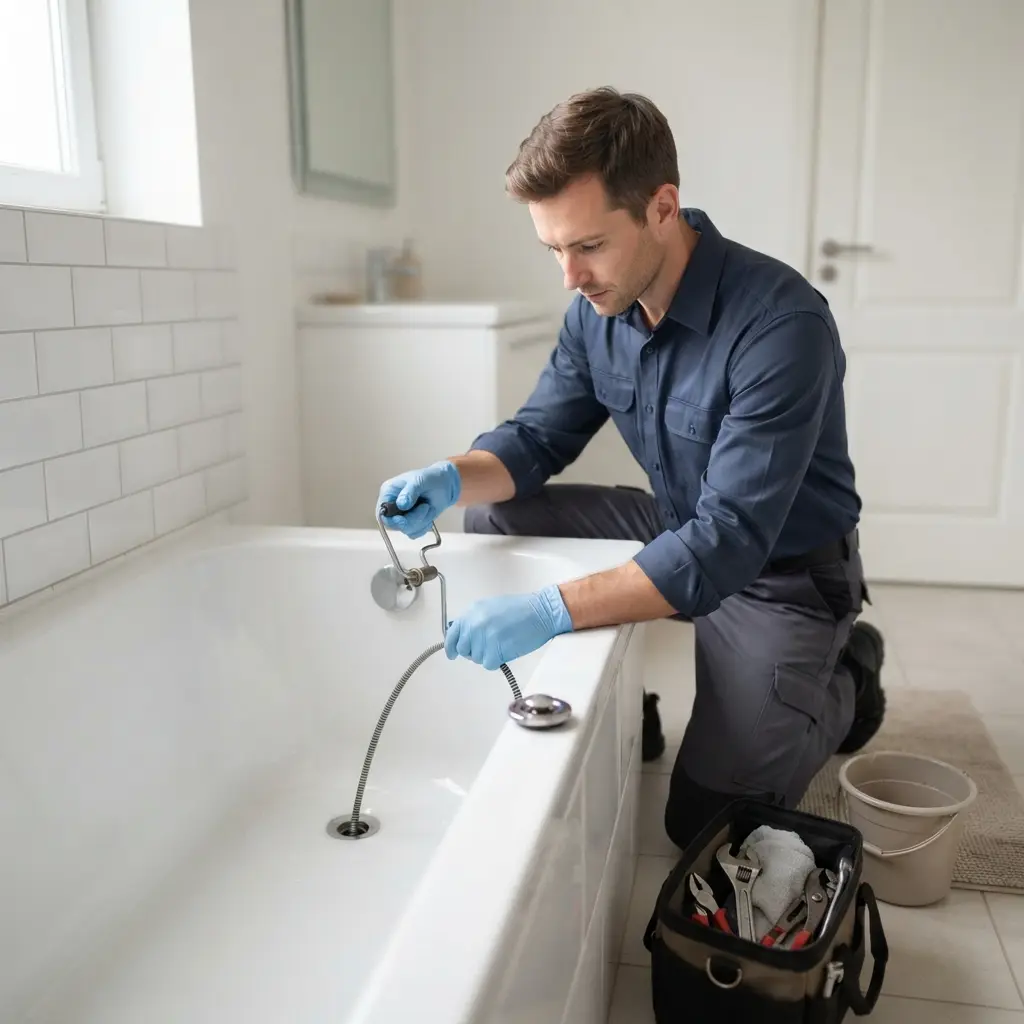 Quelles étapes nous voyons pour déboucher votre baignoire et douche à Dugny