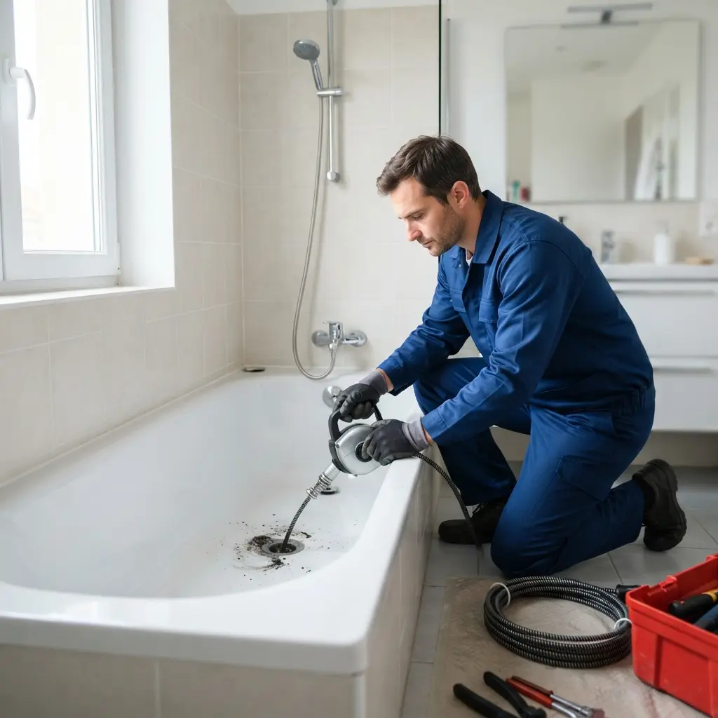 La démarche précise pour déboucher votre baignoire