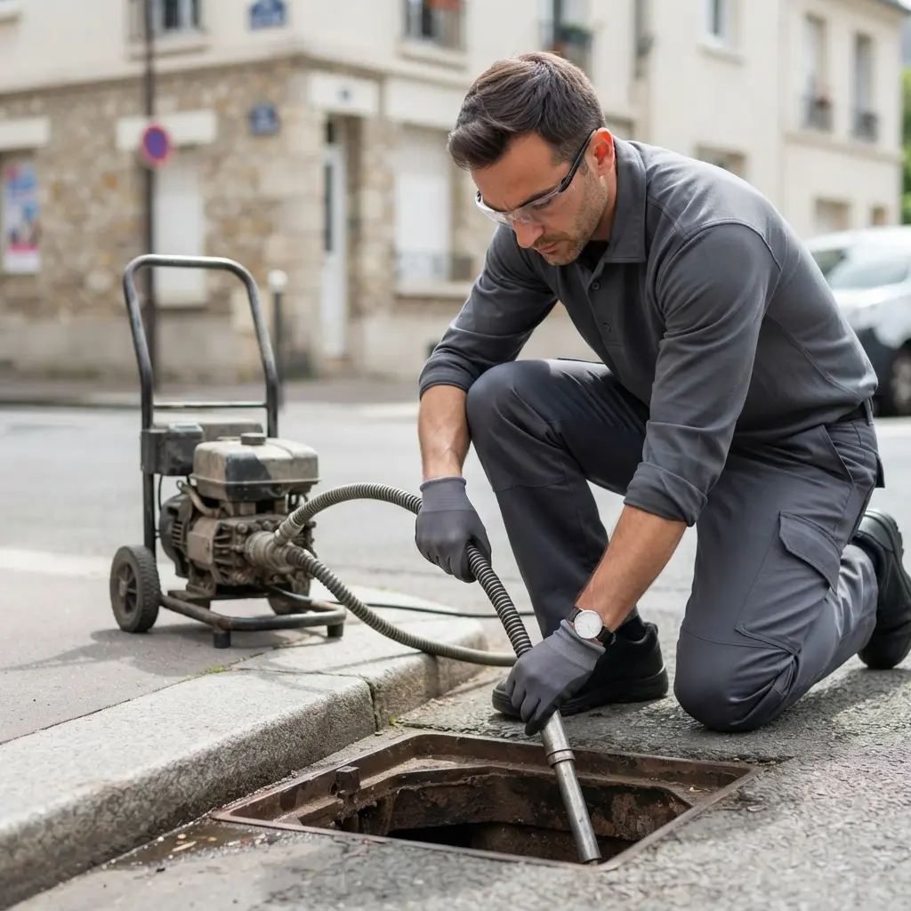 Comment se déroule l'intervention de débouchage à Suresnes ?