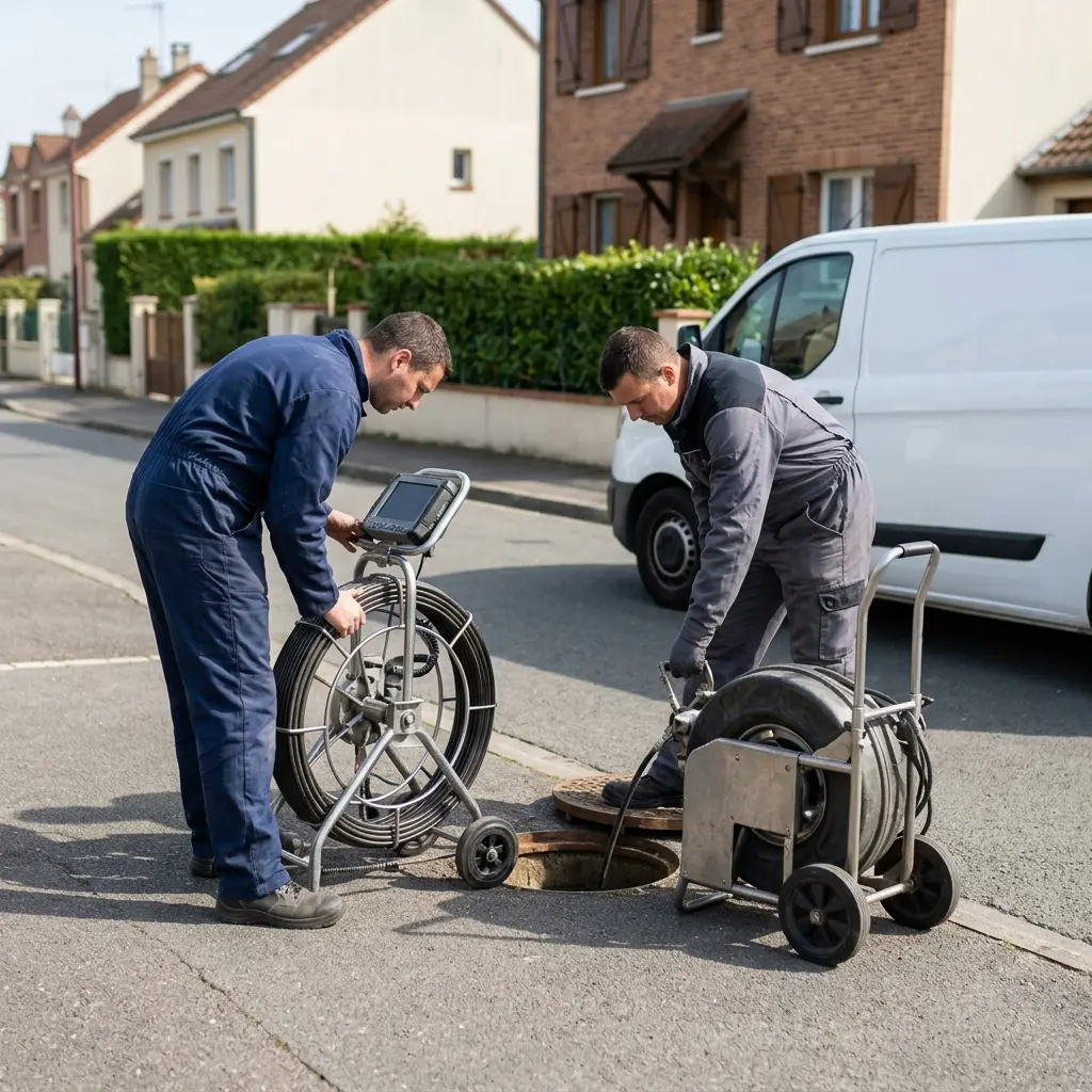 Notre méthode d’intervention lors d’un débouchage canalisation à Persan