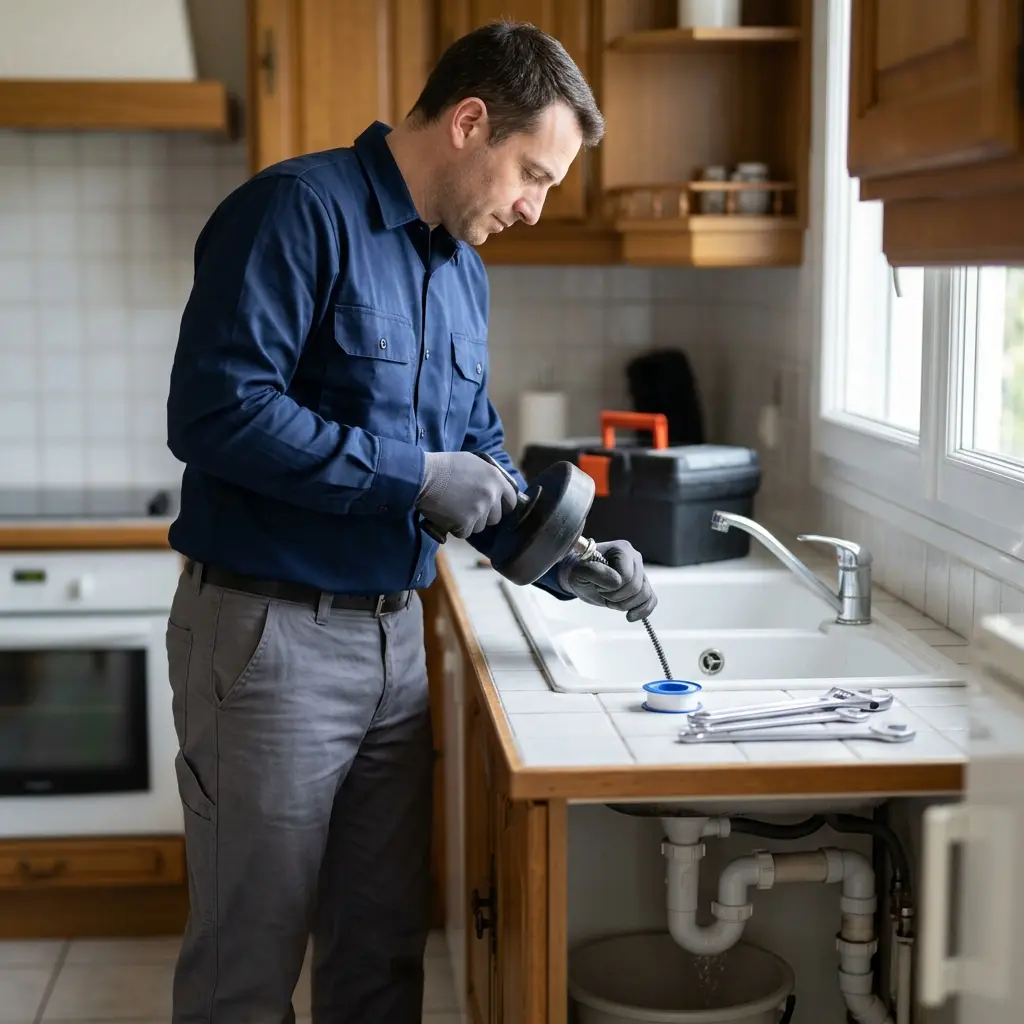 Comment se déroule l’intervention de débouchage évier pour un évier bouché à Gien ?