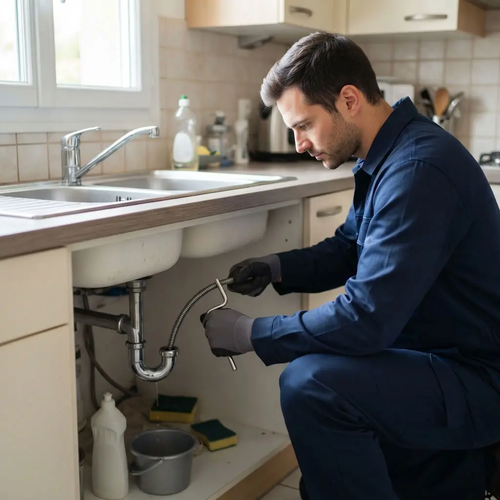 Retrouvez un évier fonctionnel après le dépannage