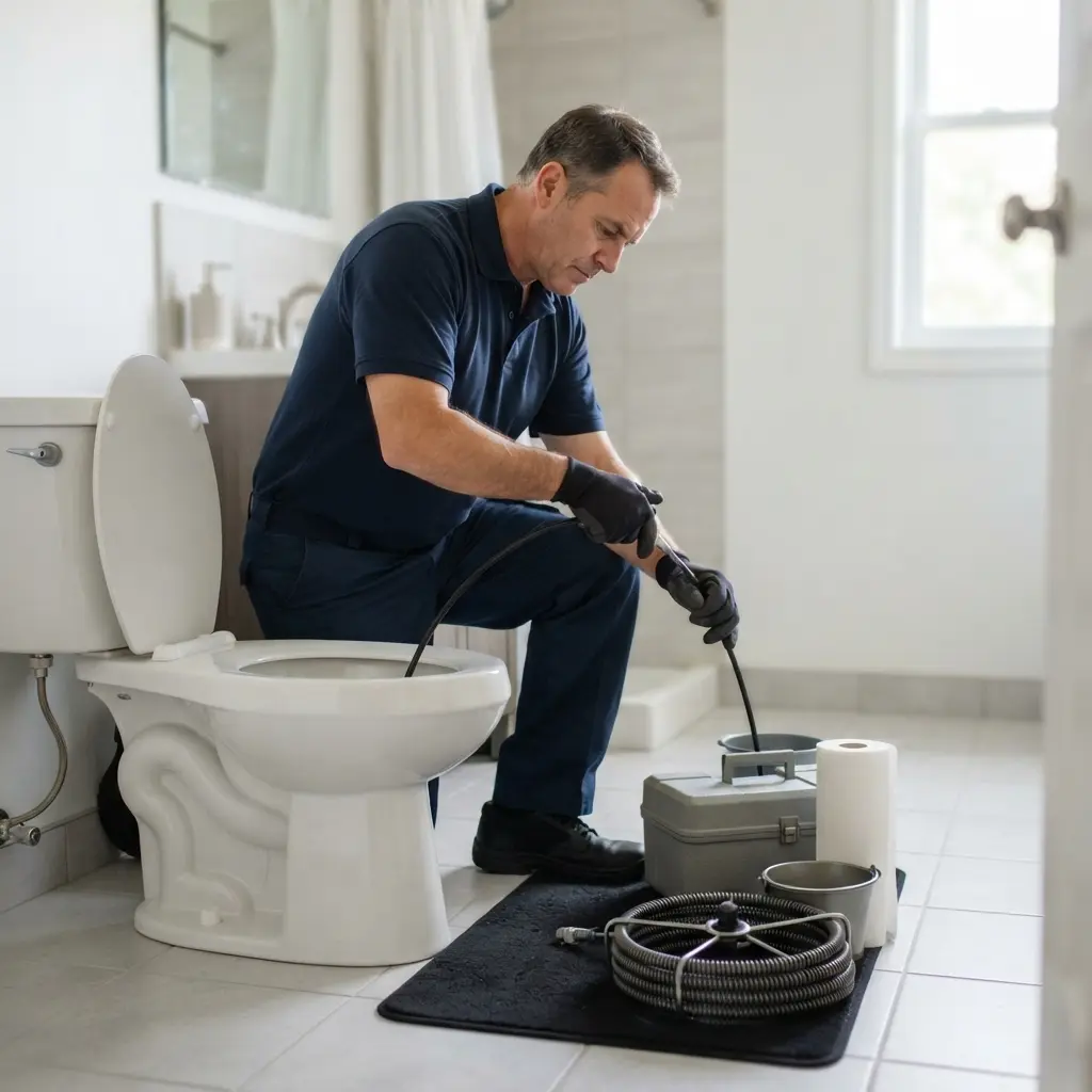 Bons réflexes à adopter à Fleury-les-Aubrais quand votre WC ne débouche plus