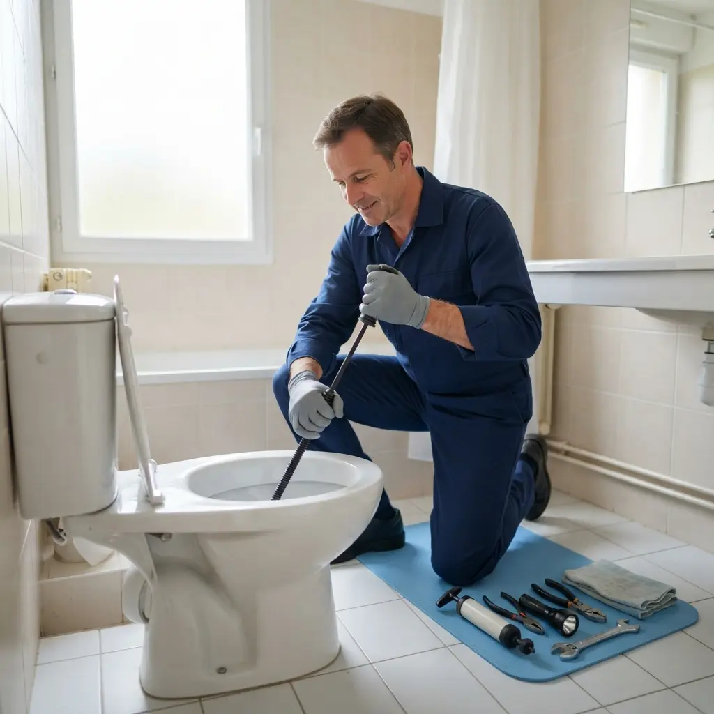 Comment se déroule l’intervention de débouchage WC à Melun ?
