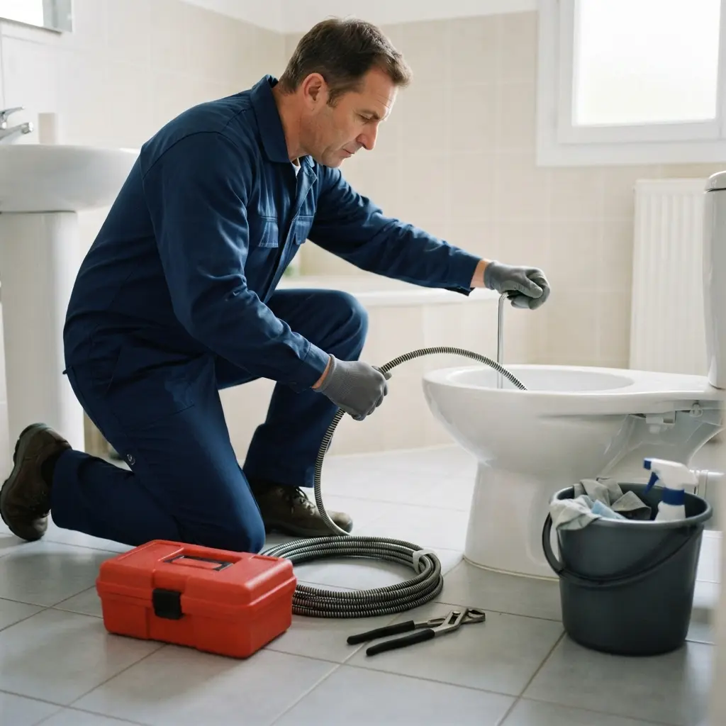 Notre méthode de débouchage WC à Cesson