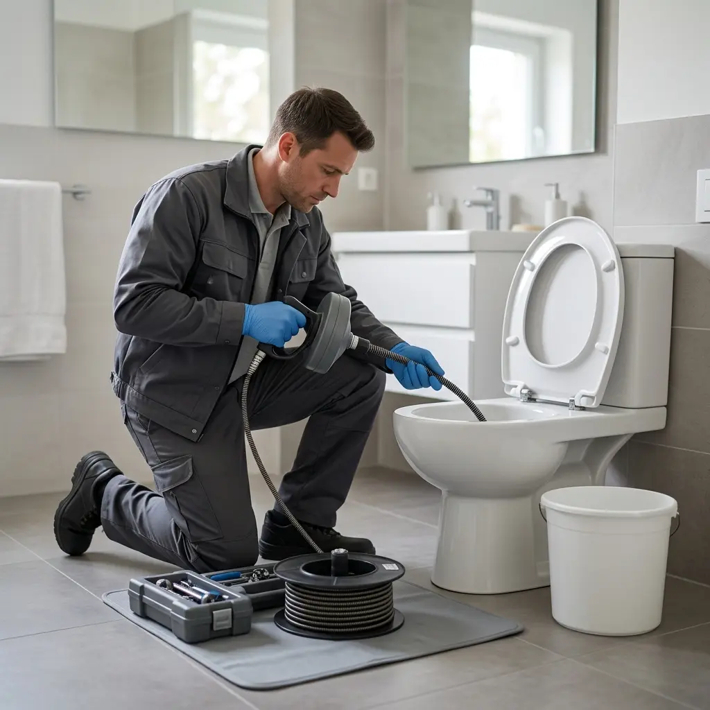 Notre méthode de débouchage WC à Achères : un traitement complet
