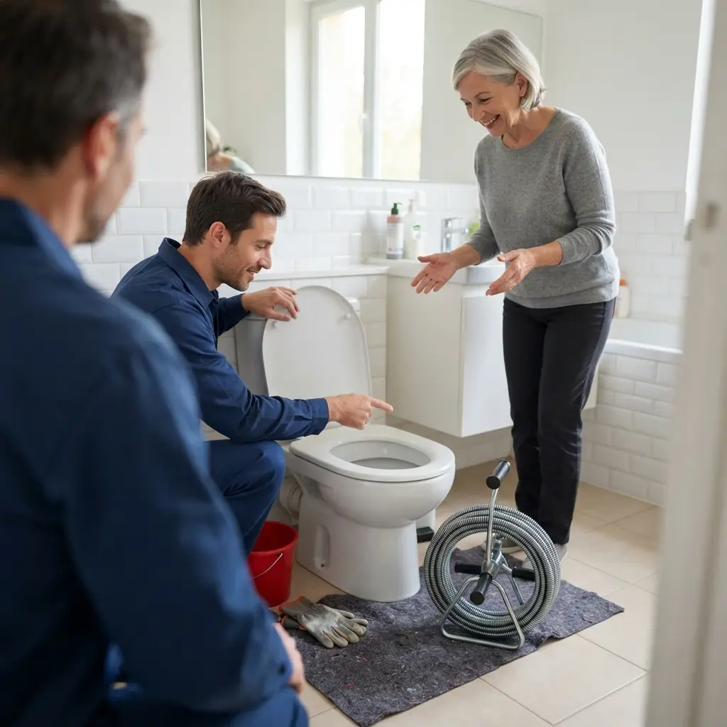 Notre méthode de débouchage WC à Maurepas
