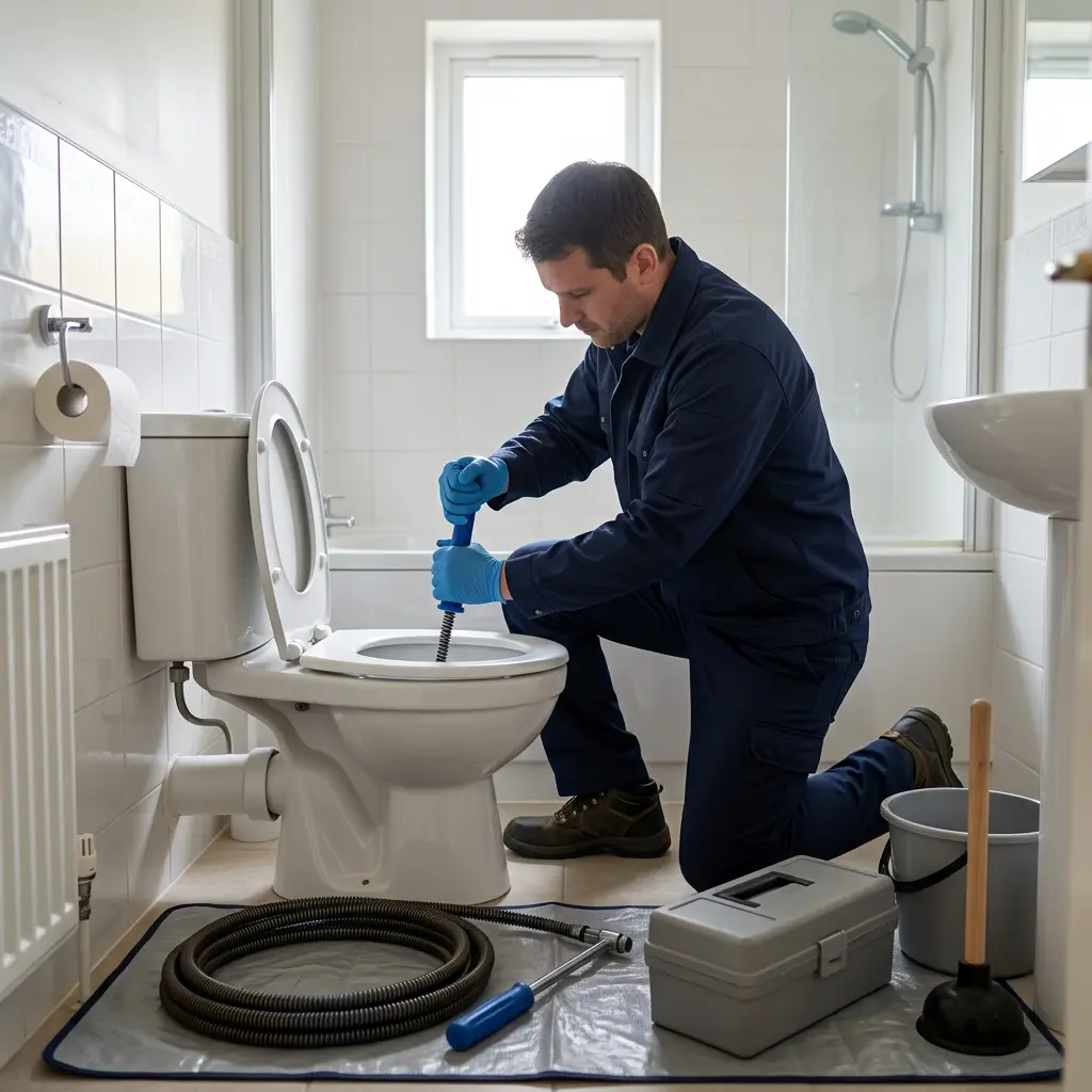 Comment se déroule l'intervention de débouchage WC à Verneuil-sur-Seine ?