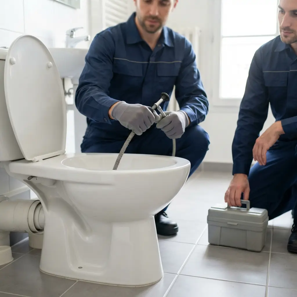 Notre approche technique pour déboucher votre WC à Andrésy