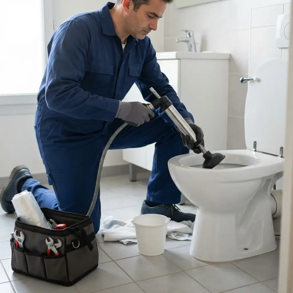 Notre approche technique pour déboucher un WC à Courneuve