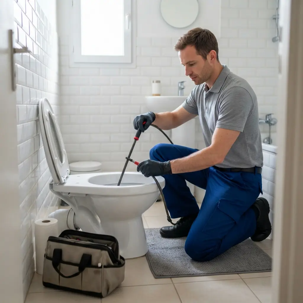 Nous assurons un débouchage WC rapide à Orly