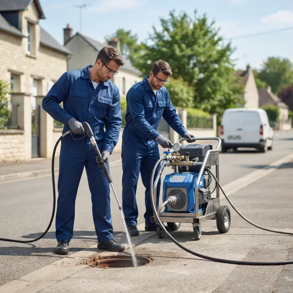 Comment nous procédons à l’hydrocurage dans votre logement