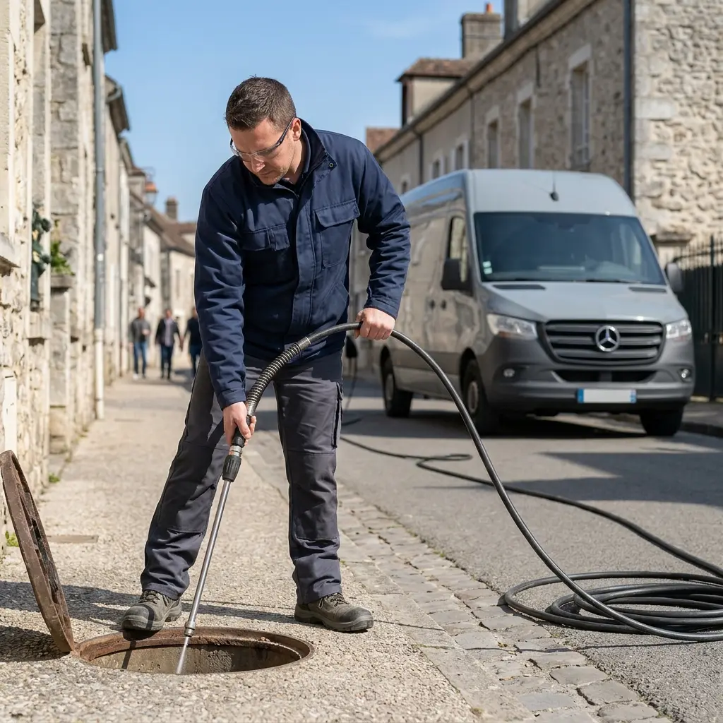 Notre méthode d'hydrocurage à Provins