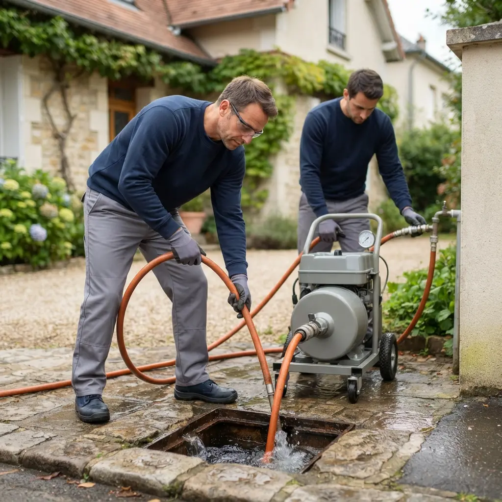 Notre méthode de hydrocurage à Saint-Germain-en-Laye