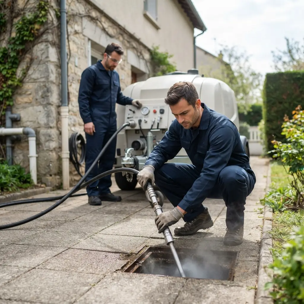Notre technique de nettoyage par jet d'eau