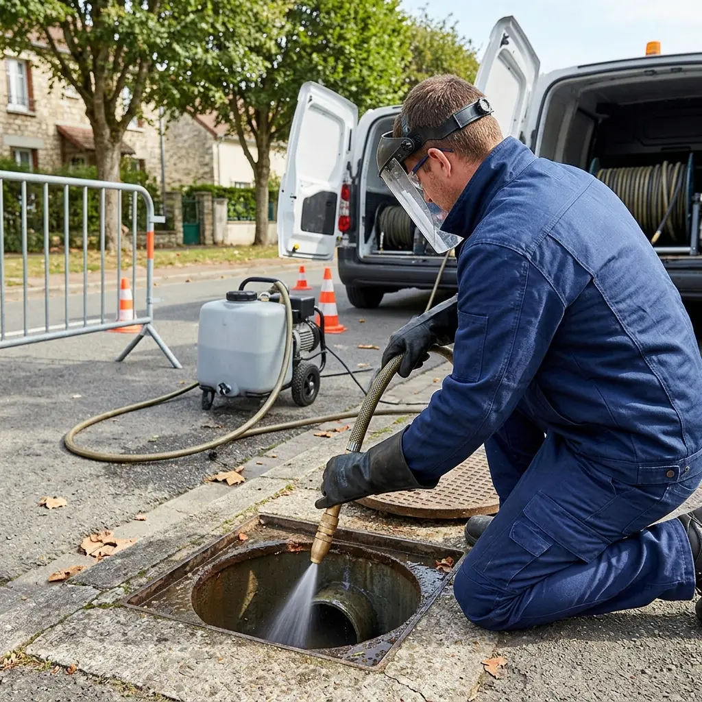 Comment nous intervenons lors d’un hydrocurage à Mantes-la-Ville