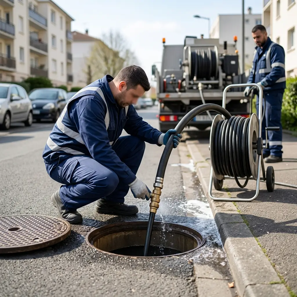 Comment se déroule l'intervention hydrocurage à Villetaneuse ?
