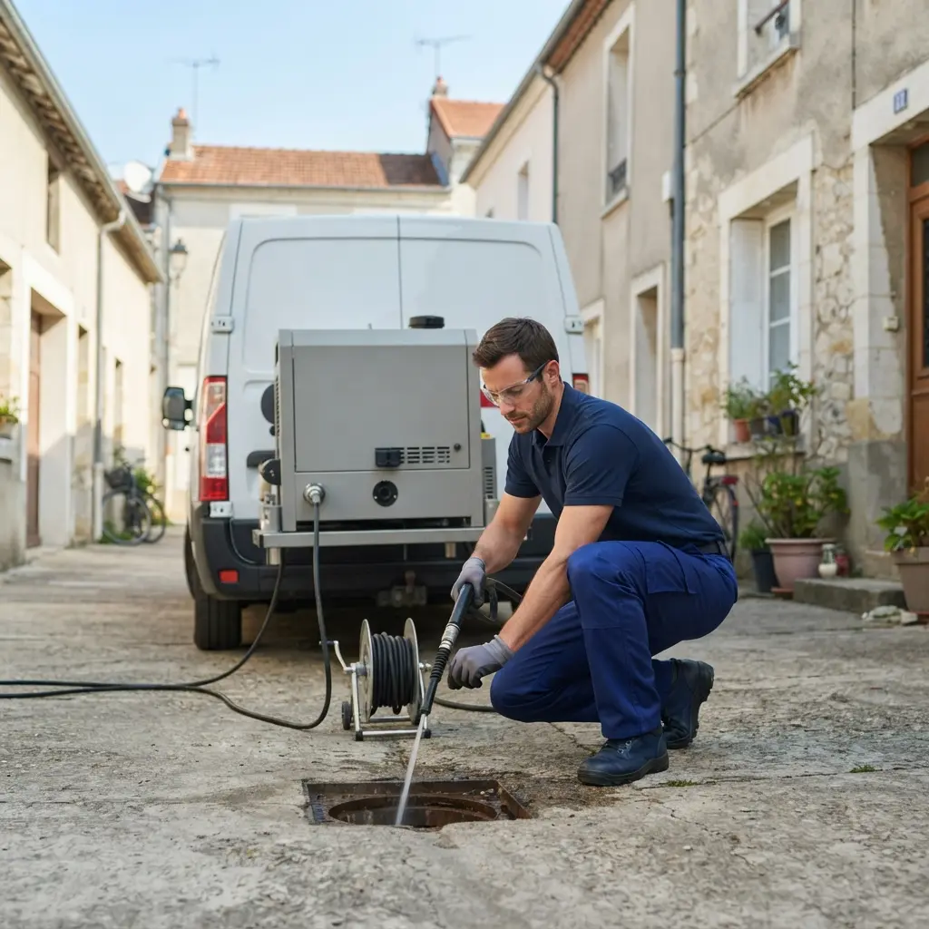 Comment le hydrocurage se déroule à Villeneuve-le-Roi ?