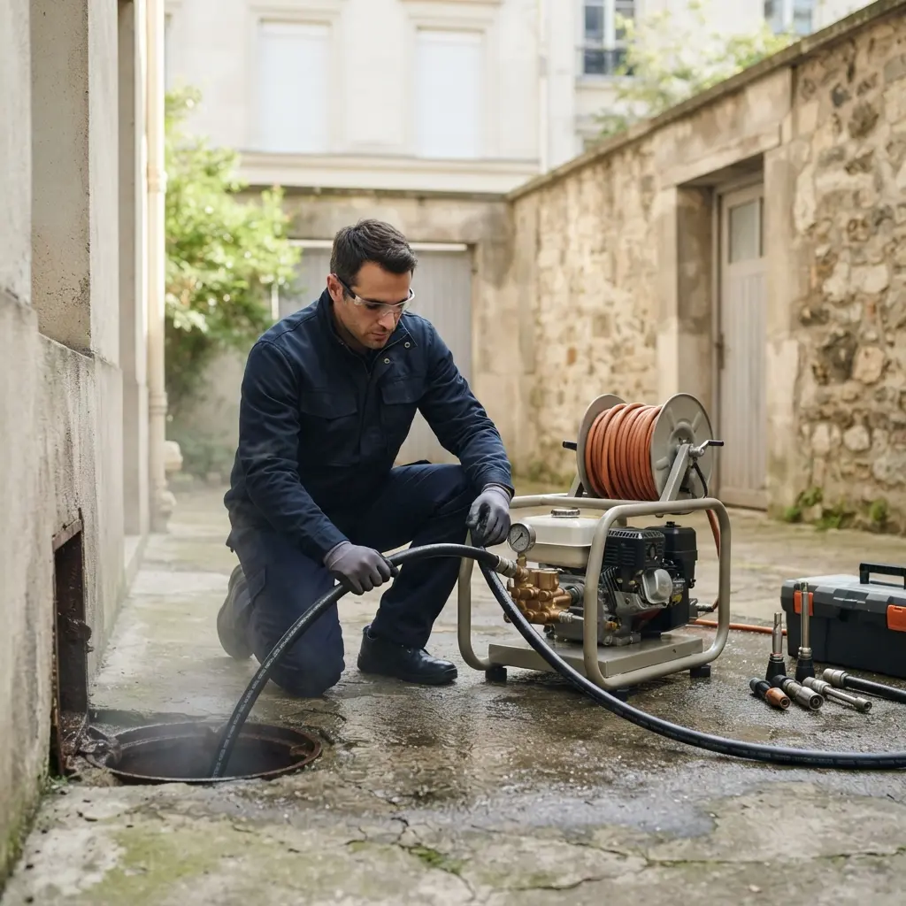 Comment se déroule l’intervention d’hydrocurage dans votre maison à Vincennes ?