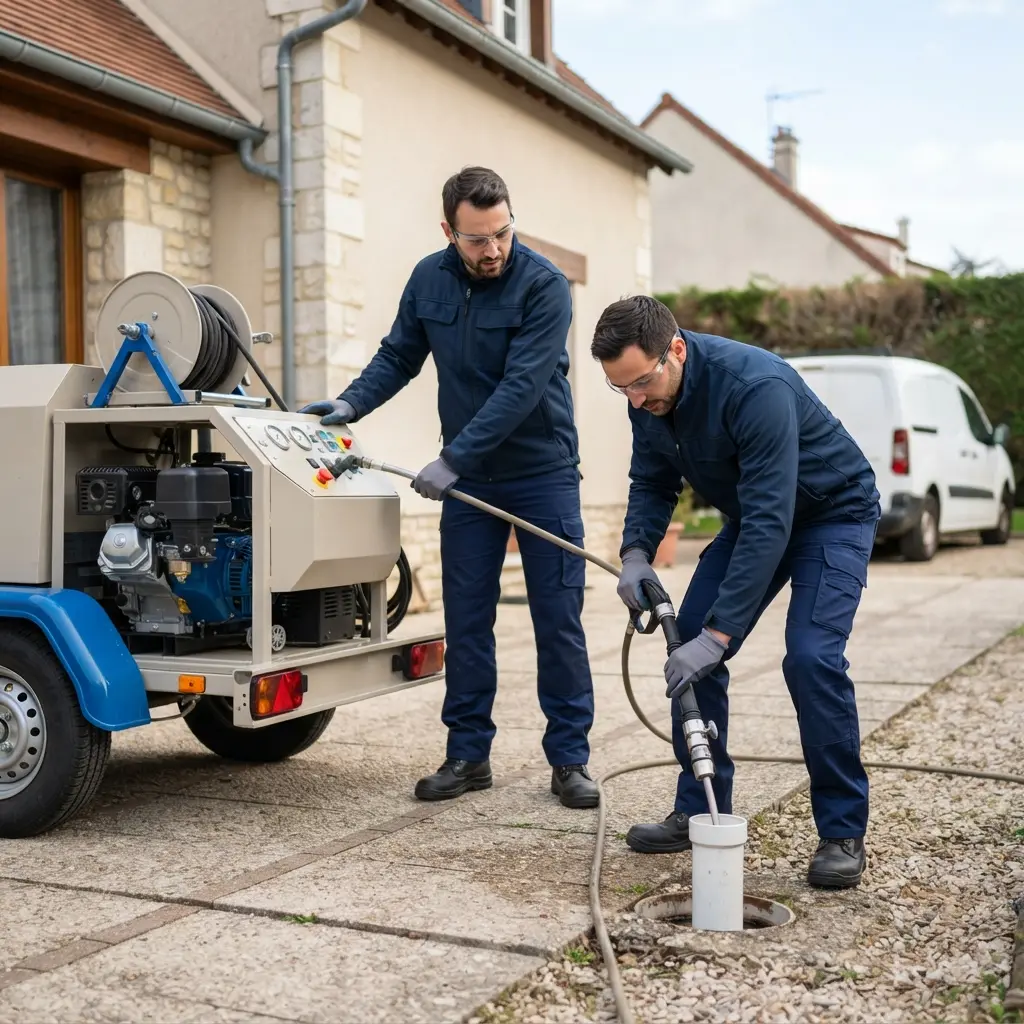 Comment se déroule un hydrocurage à Persan ?