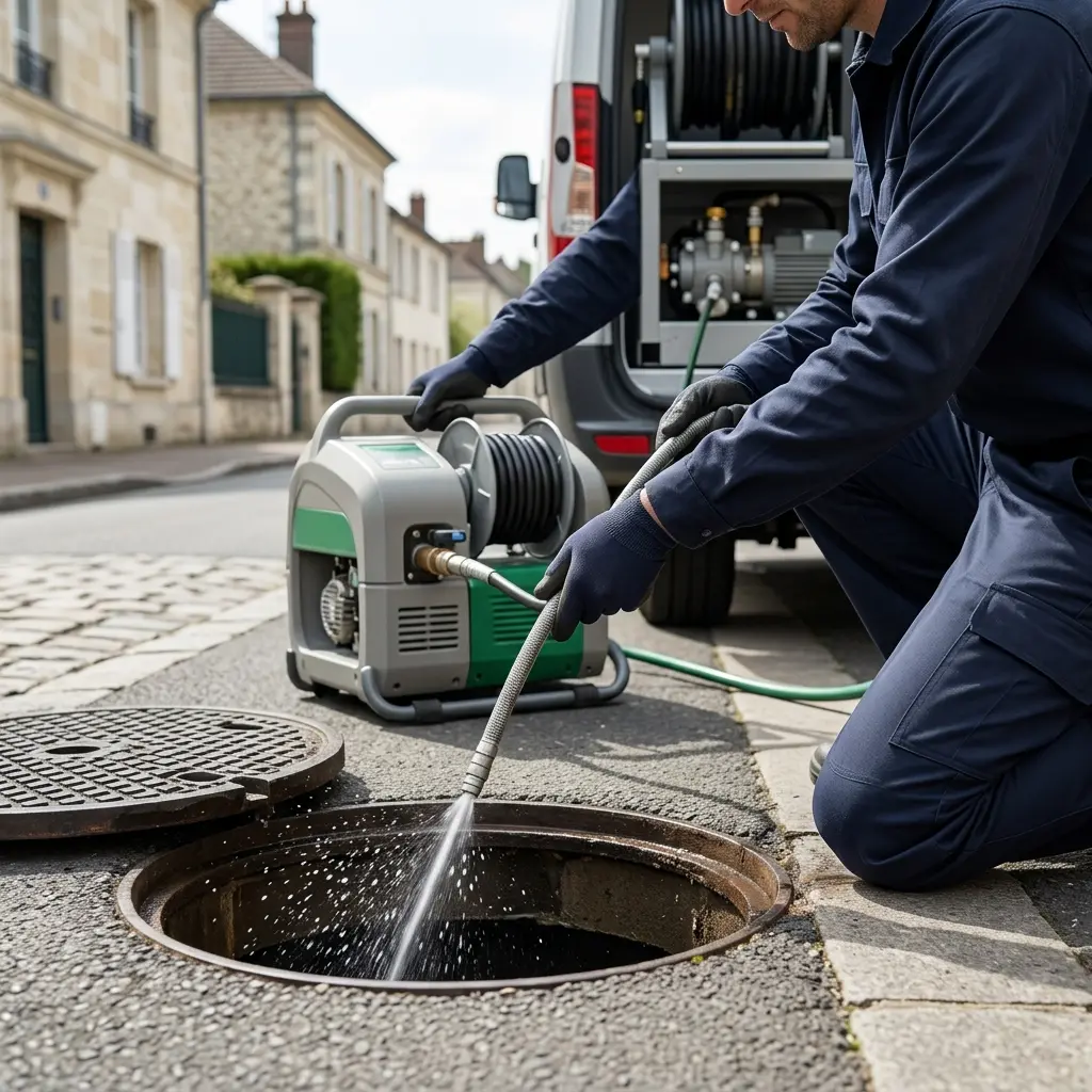 Quelles étapes suit votre hydrocurage à Louvres ?