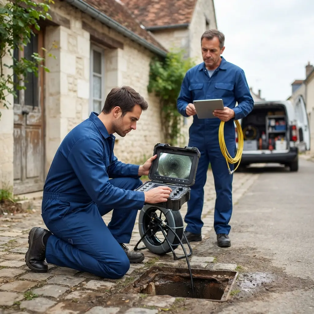 Inspection caméra de canalisation Crépy-en-Valois (60800)