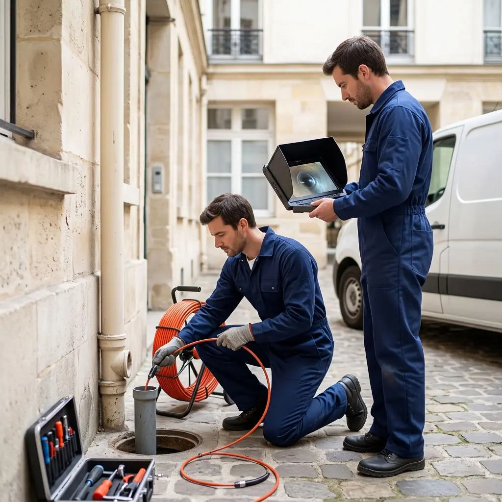 Inspection caméra de canalisation Paris 3 (75003)