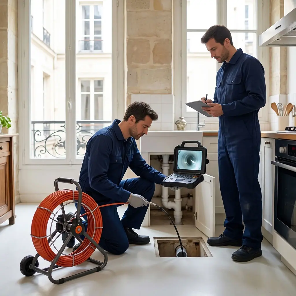 Inspection caméra de canalisation Paris 4 (75004)