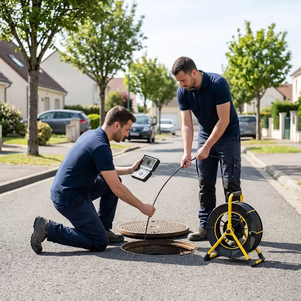 Quelles sont les étapes d’une inspection caméra à Vaux‑le‑Pénil ?