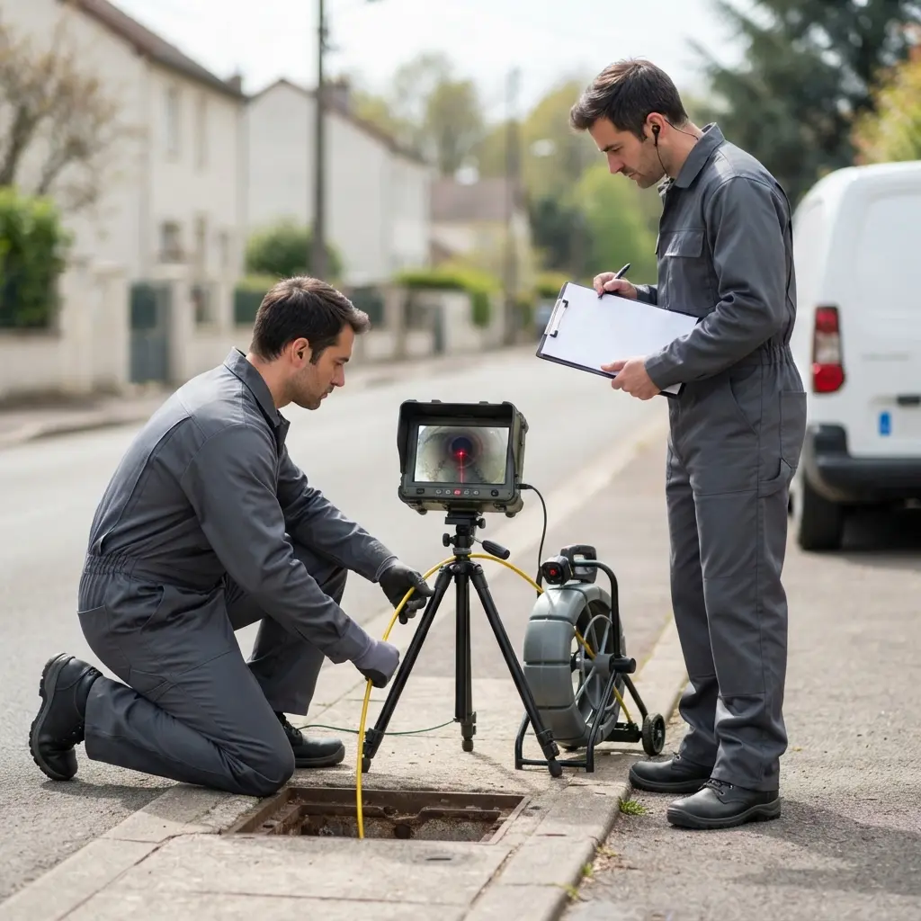 Notre méthode d’inspection caméra à Lieusaint