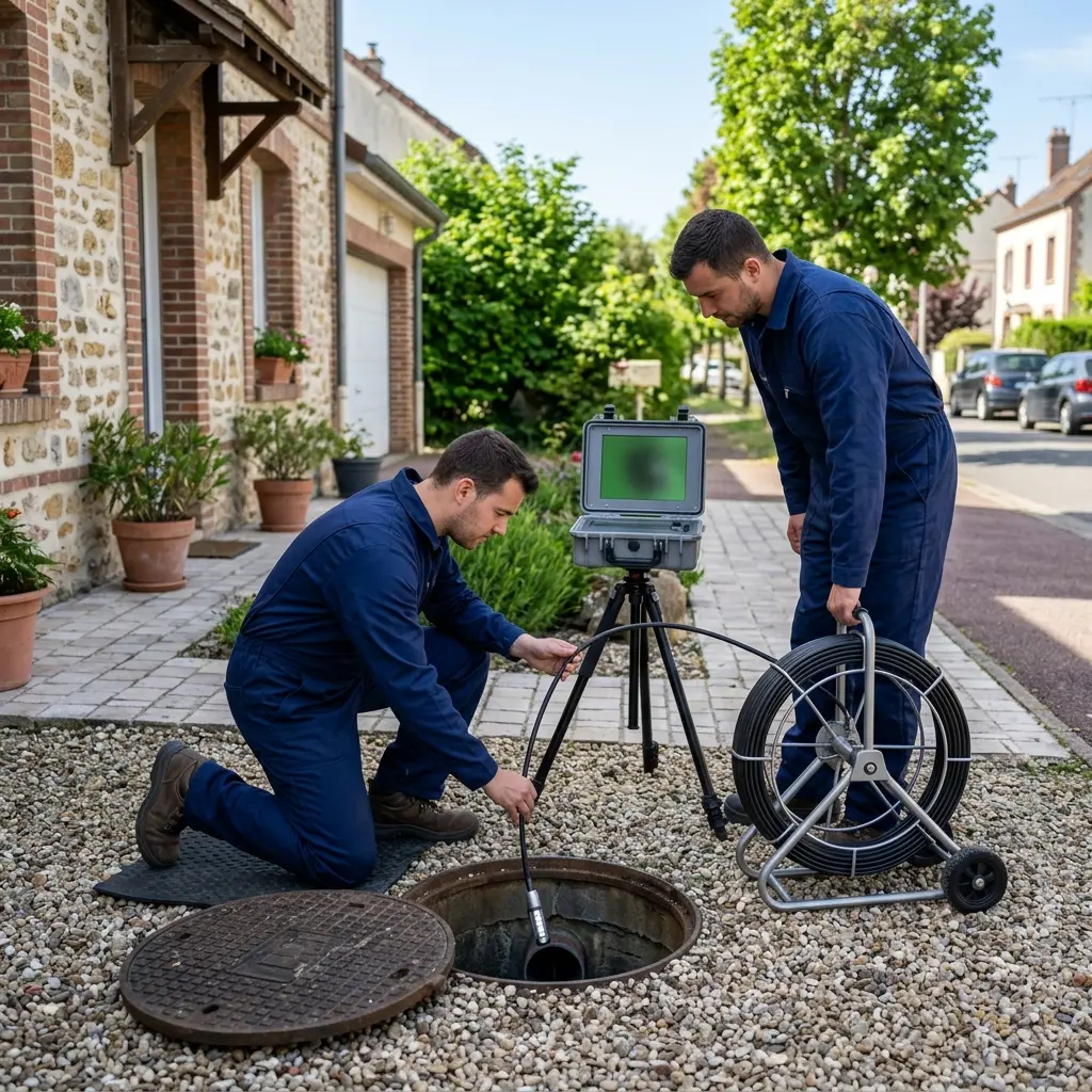 Comment se déroule l'inspection caméra à Savigny-le-Temple ?