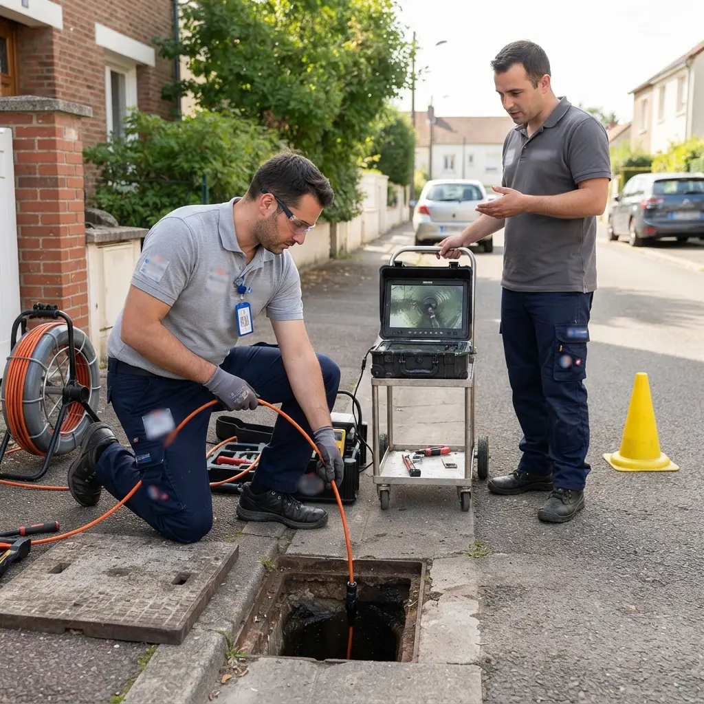 Comment se déroule l'inspection caméra à Bussy-Saint-Georges ?