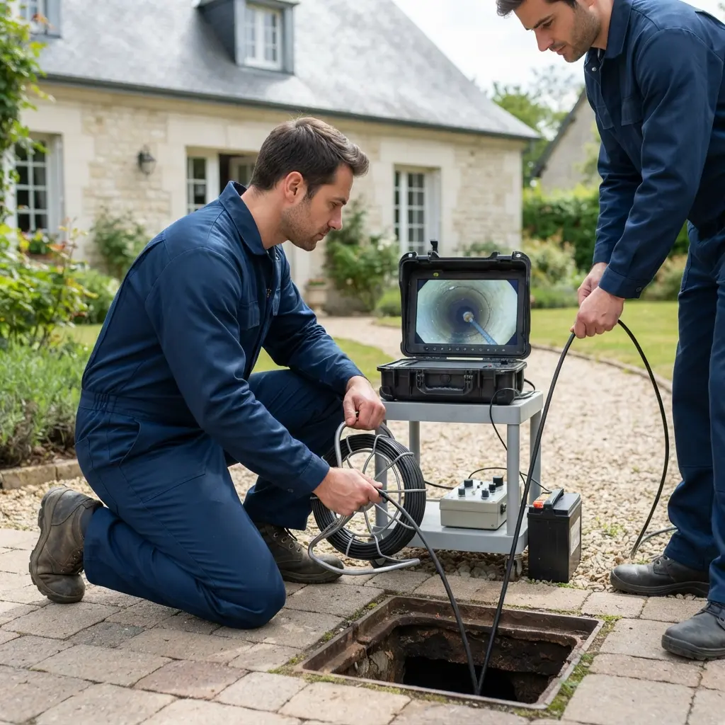 Inspection caméra de canalisation Saint-Germain-en-Laye (78112)