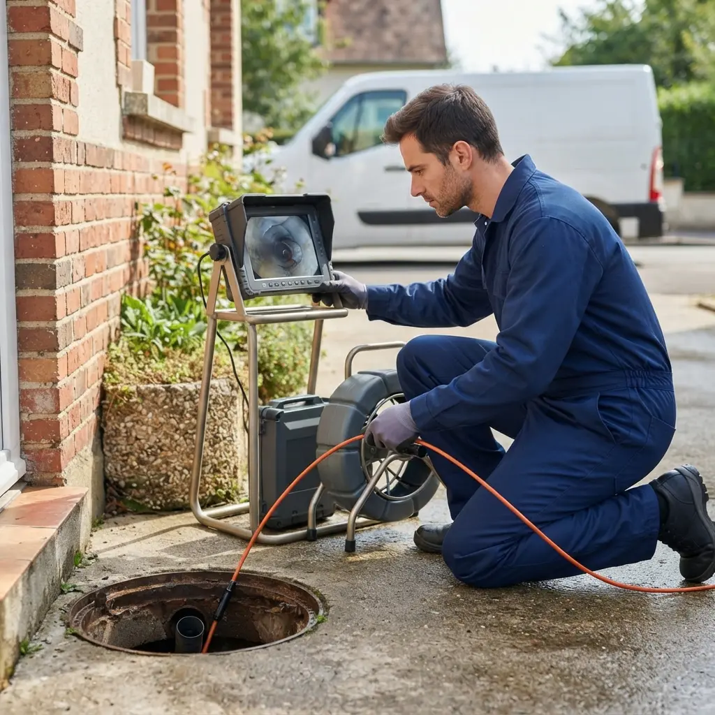 Comment se déroule l'inspection caméra à Mantes-la-Ville ?