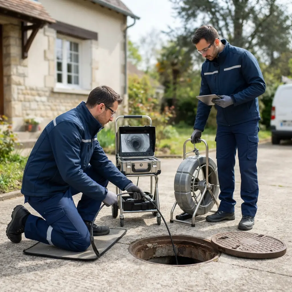 Inspection caméra de canalisation Mantes-la-Ville (78711)