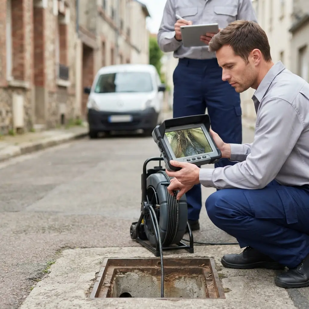 Notre méthode pour une inspection caméra de canalisation