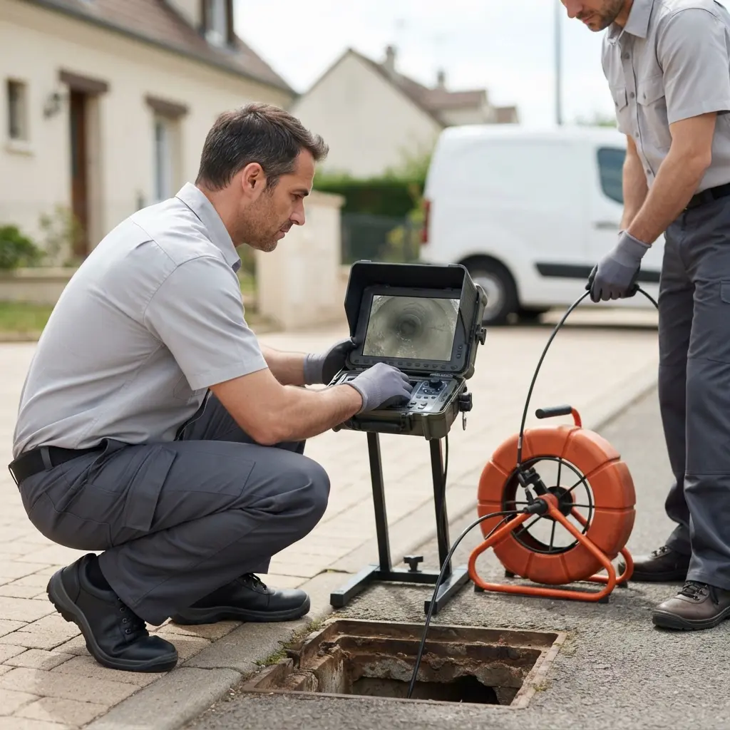 Comment se déroule l'inspection caméra à Saint‑Ouen‑l’Aumône ?