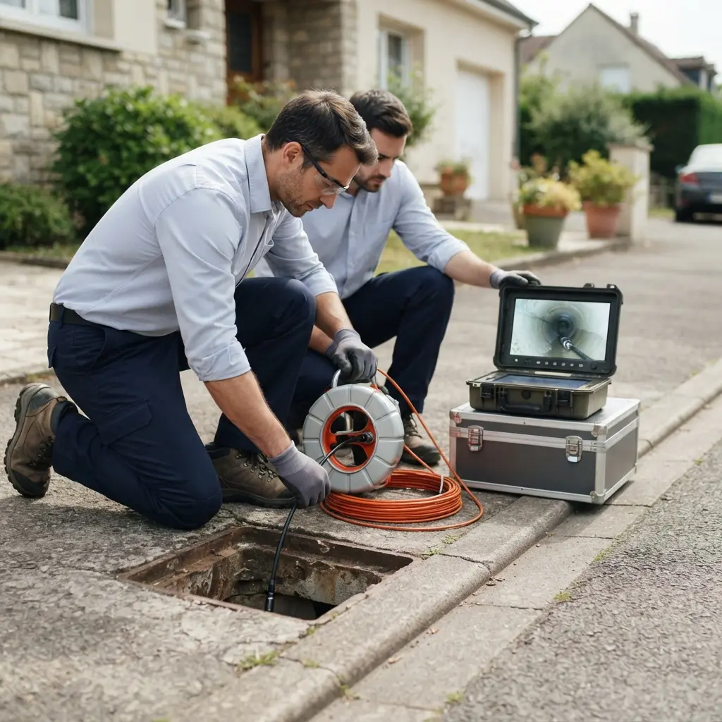 Inspection caméra de canalisation Louvres (95380)